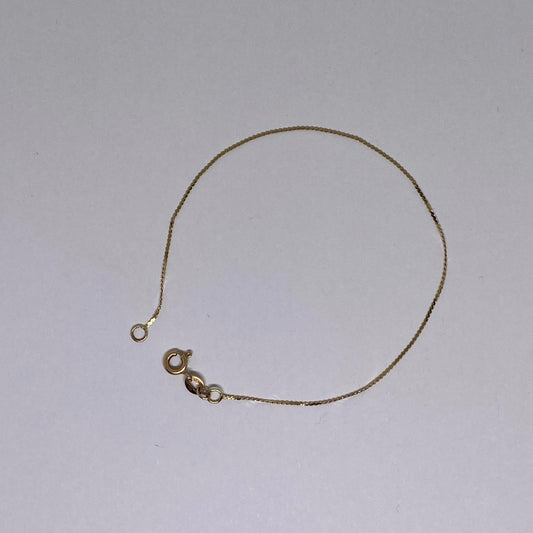 Flat link bracelet