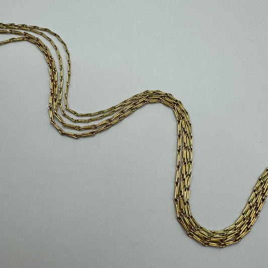 9ct Hayseed chain with bolt clasp