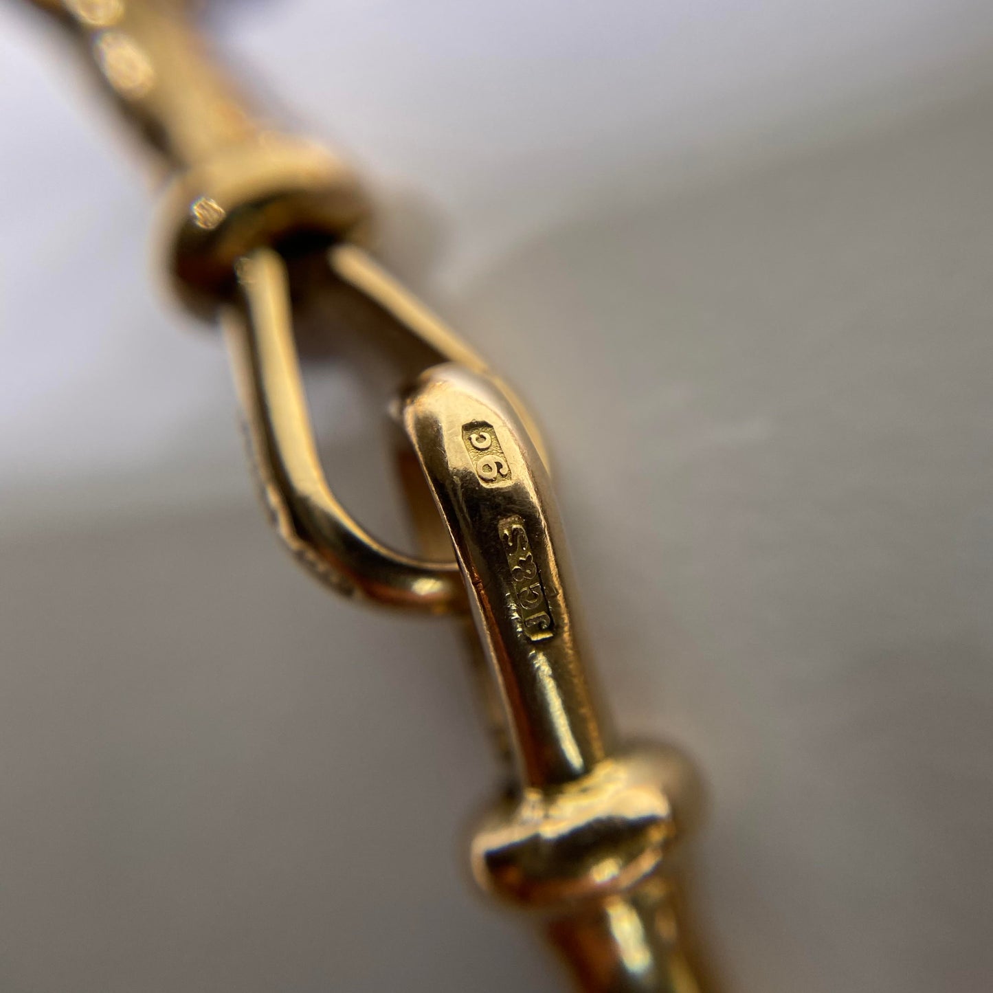 Chunky 9ct Albert chain with Tbar