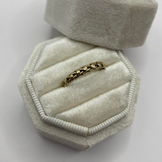 9ct Slim keeper ring