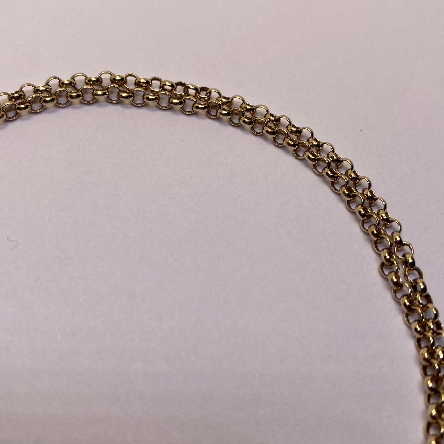 9ct slim belcher chain