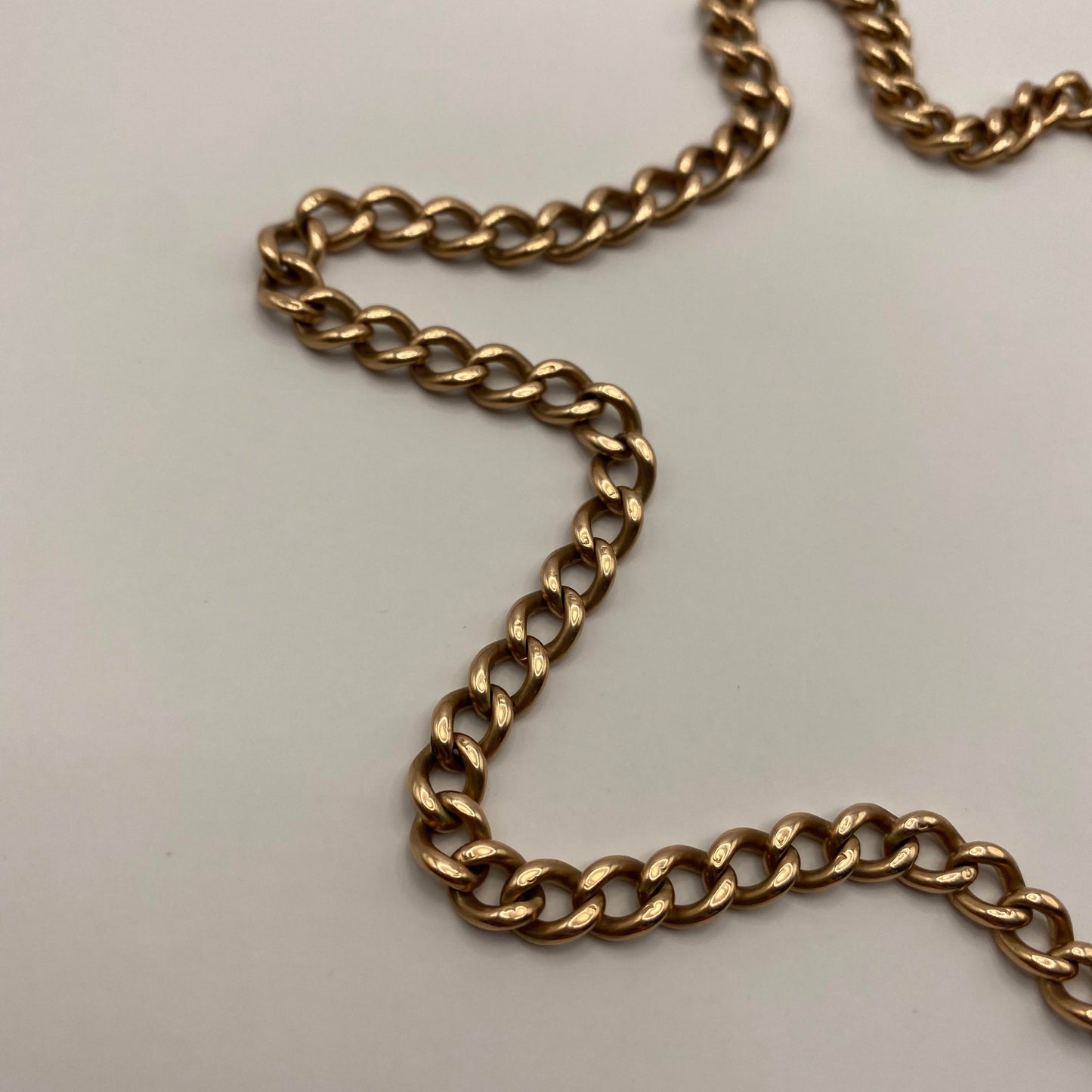 9ct Long Albert watch chain