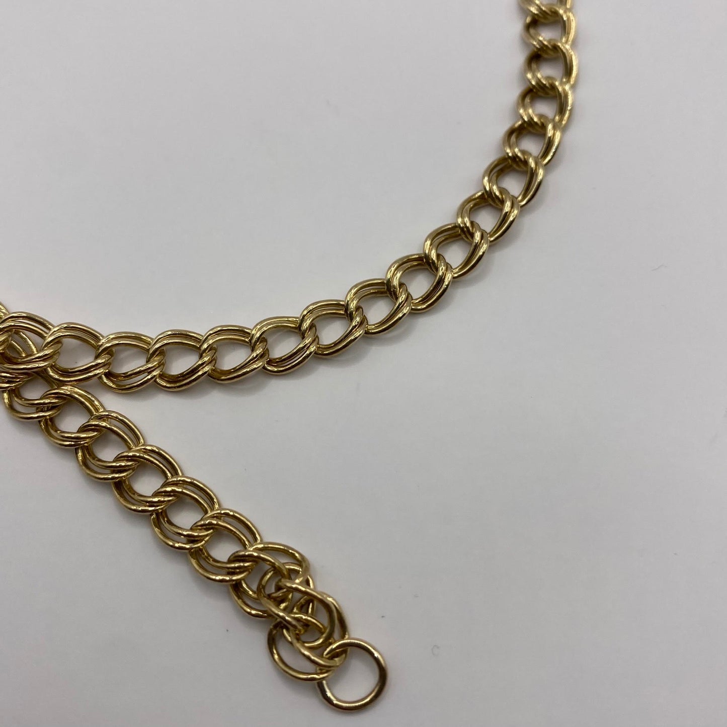 9ct Double open link chain