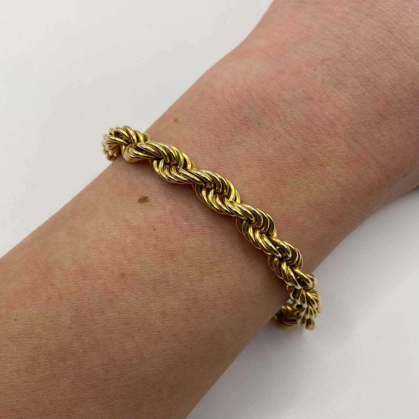 9ct Chunky rope bracelet