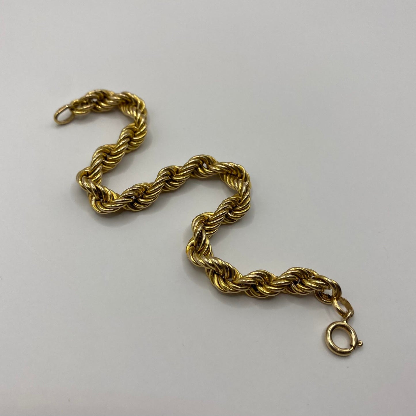 9ct Chunky rope bracelet