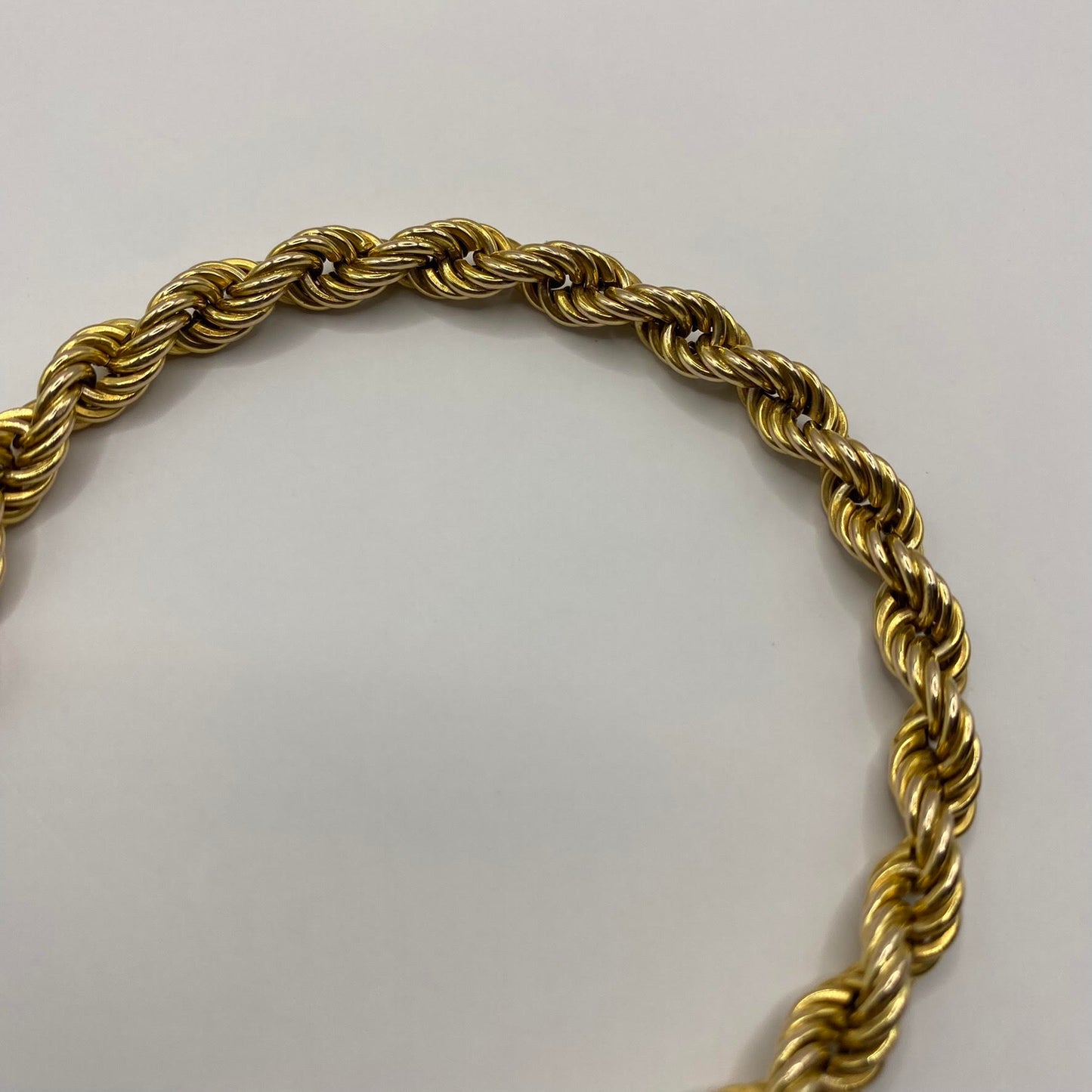 9ct Chunky rope bracelet