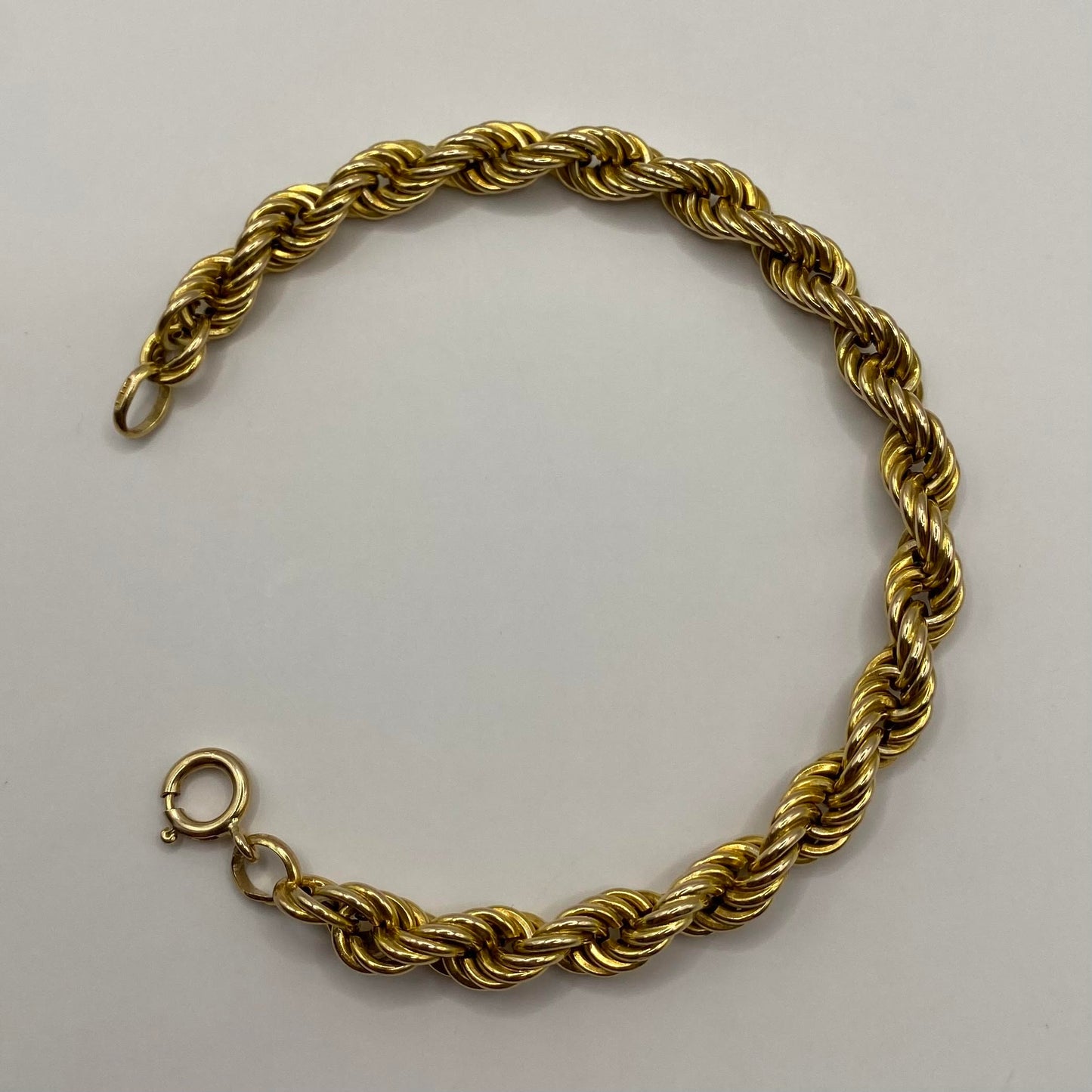 9ct Chunky rope bracelet