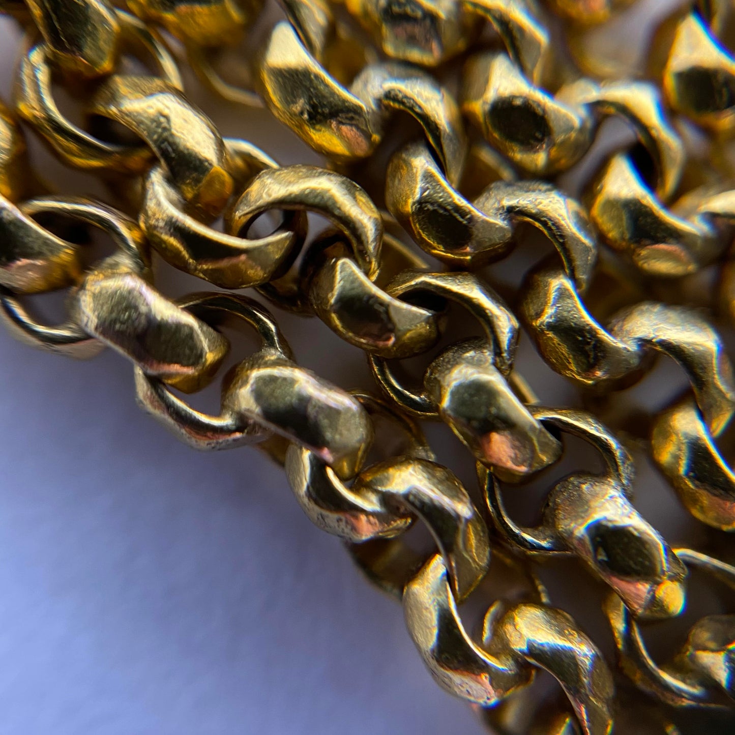 18ct Rolled gold guard chain