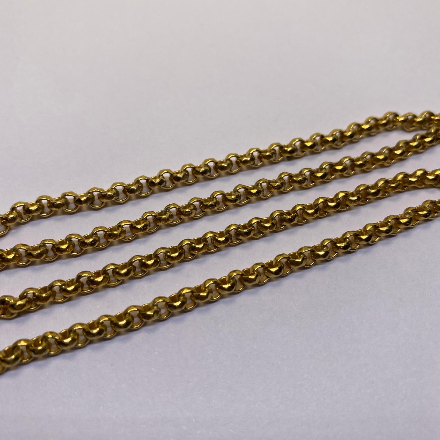 18ct Rolled gold guard chain