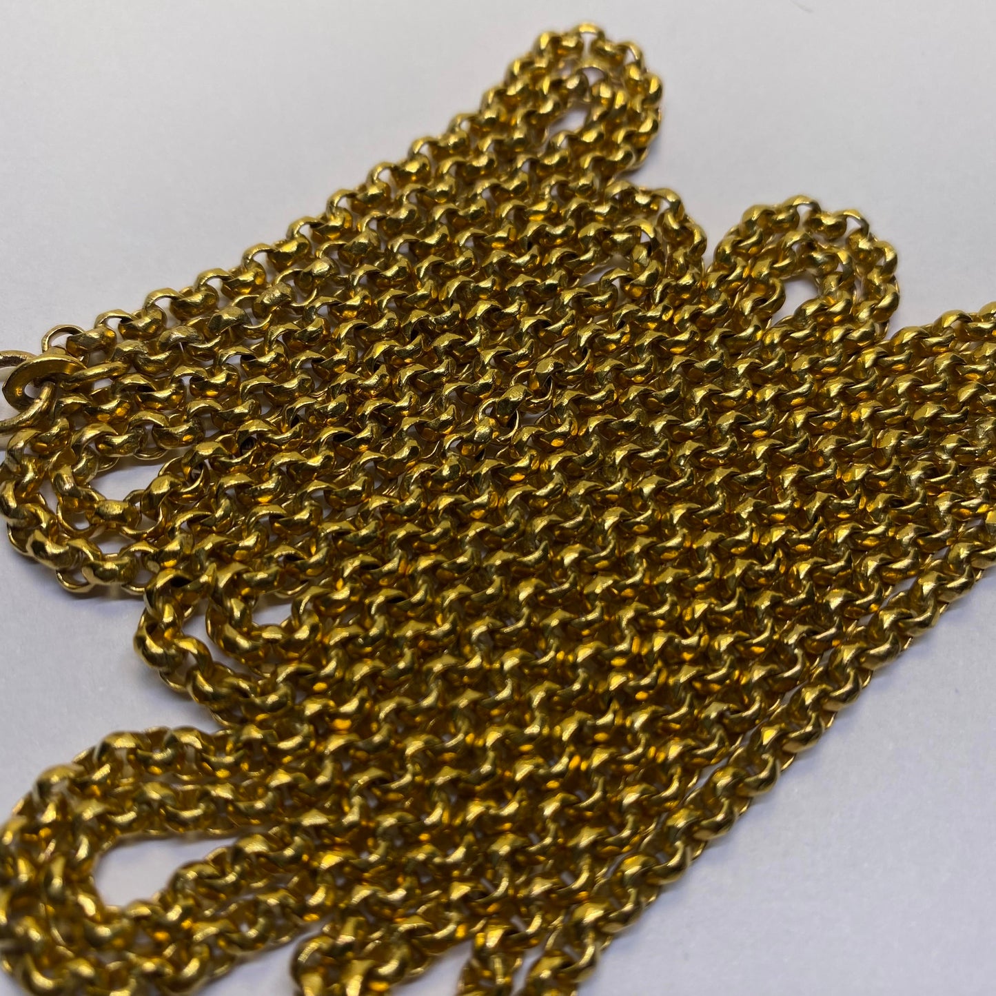 18ct Rolled gold guard chain