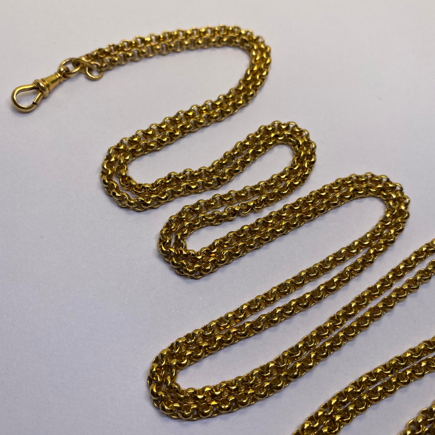 18ct Rolled gold guard chain