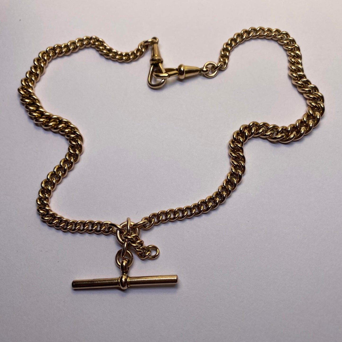 8ct Rolled gold Albert chain