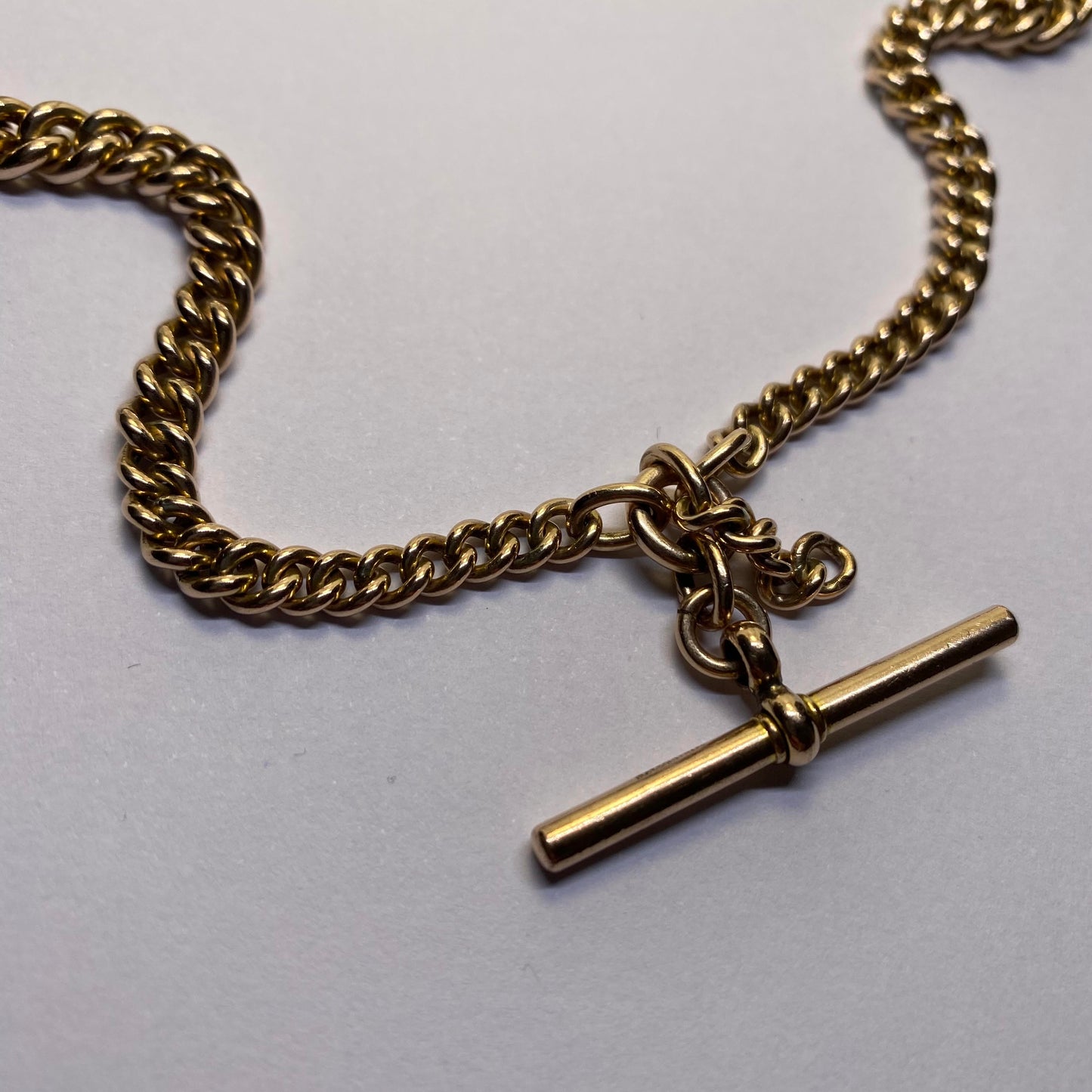 8ct Rolled gold Albert chain