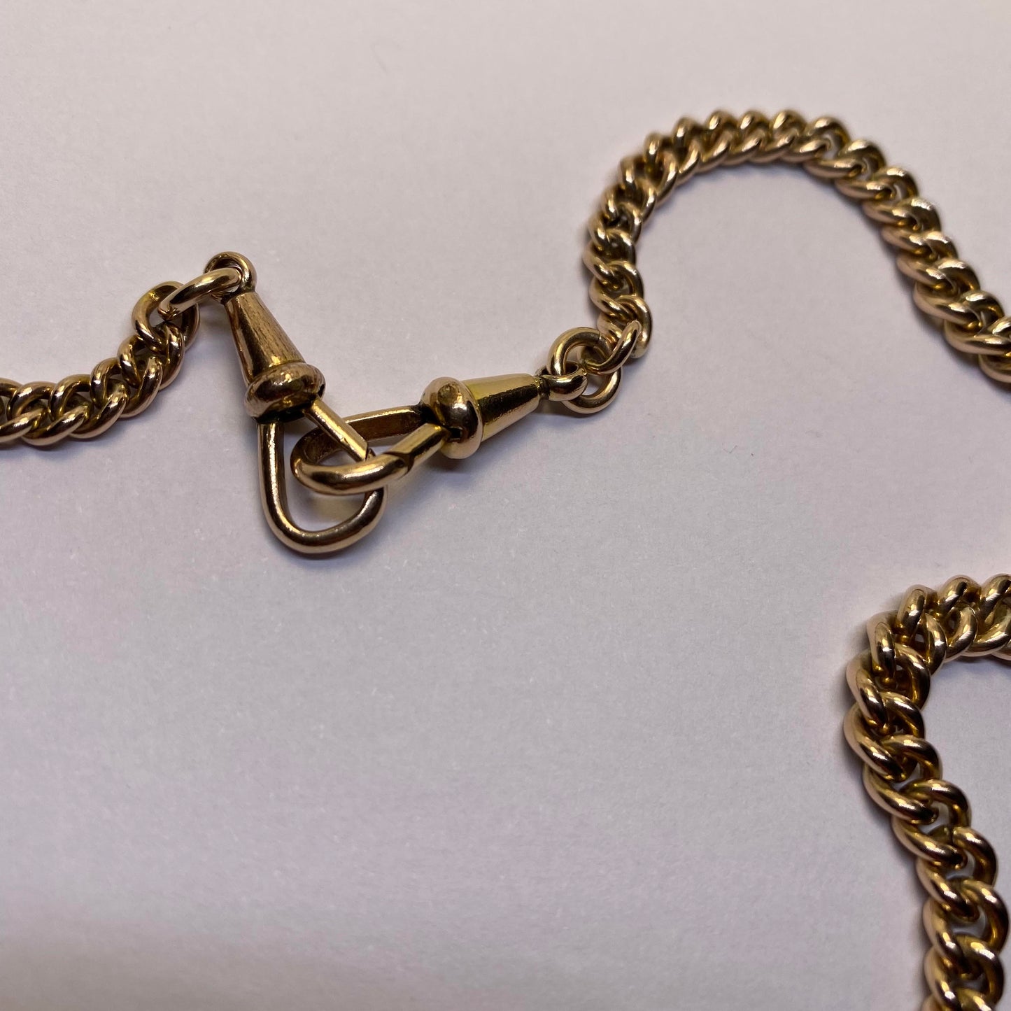 8ct Rolled gold Albert chain