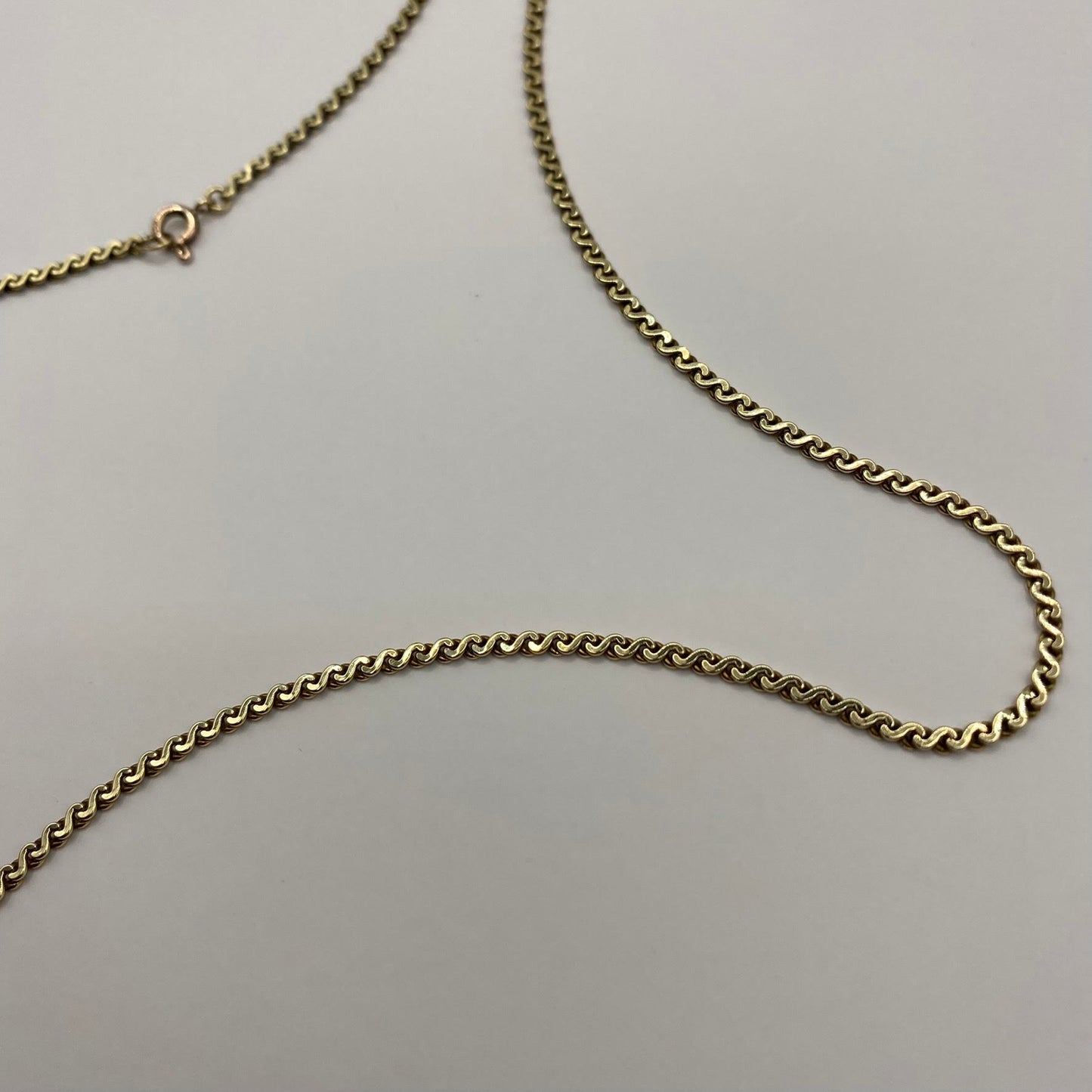 9ct Vintage S link chain