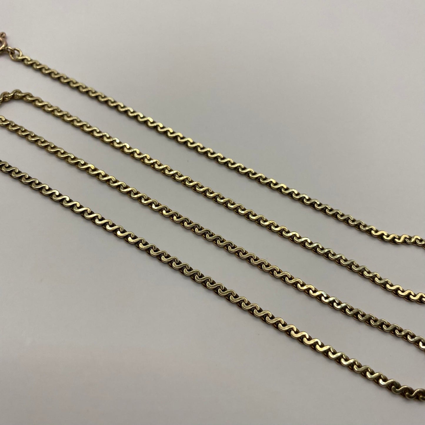 9ct Vintage S link chain