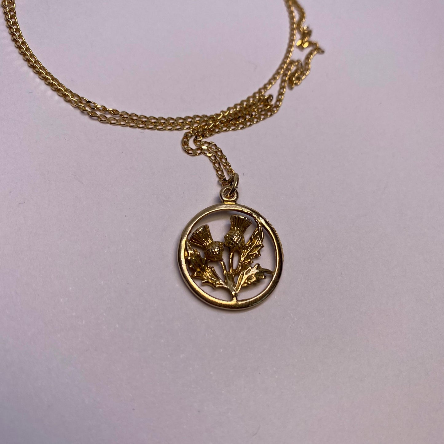 Thistle pendant