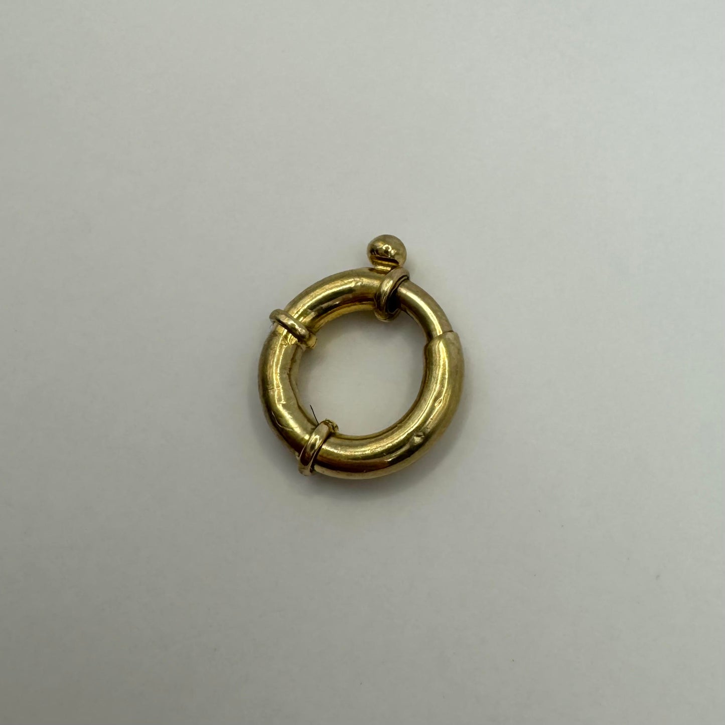 9ct Yellow gold extra large bolt ring