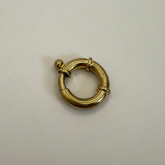 9ct Yellow gold extra large bolt ring